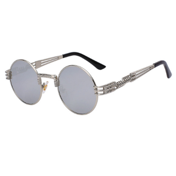 Retro Industrial Circular Sunglasses fashion men women eyewear sunglasses shades glasses celebrity famous (2)