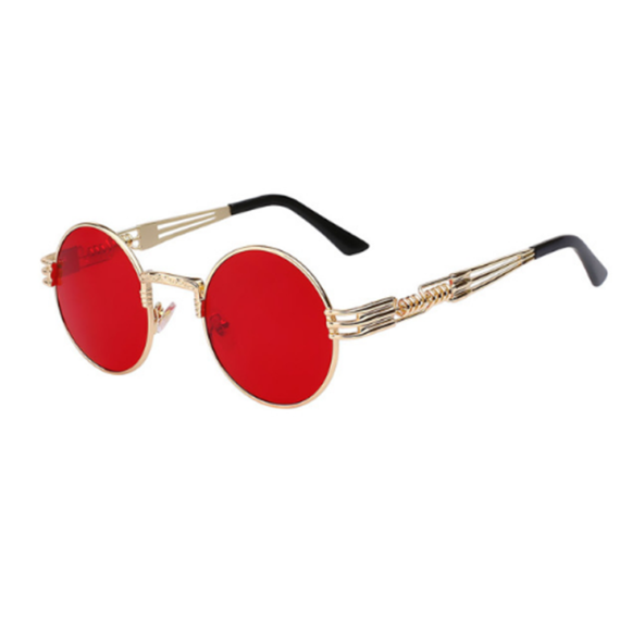 Retro Industrial Circular Sunglasses fashion men women eyewear sunglasses shades glasses celebrity famous (3)