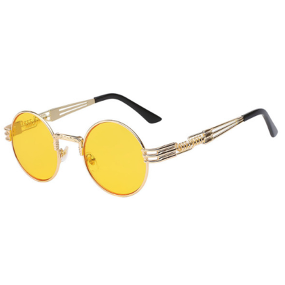 Retro Industrial Circular Sunglasses fashion men women eyewear sunglasses shades glasses celebrity famous (9)