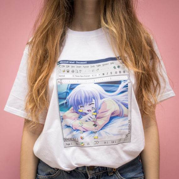 windows 98 anime aesthetics shirt2