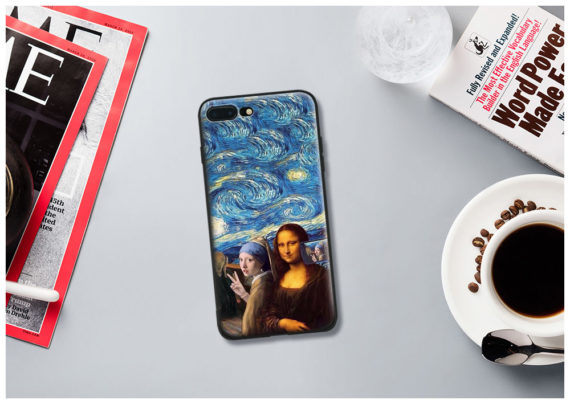 art collection gang selfie iphone case2