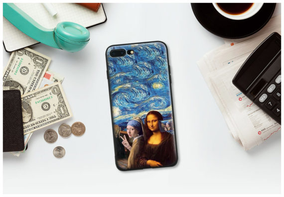 art collection gang selfie iphone case3