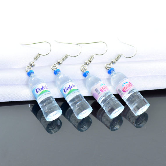 aesthetic water bottle earrings