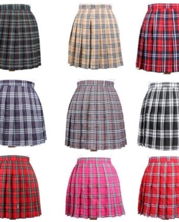 school girl pleated skirt