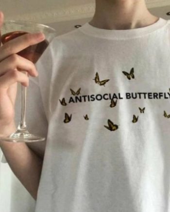 antisocial butterfly shirt