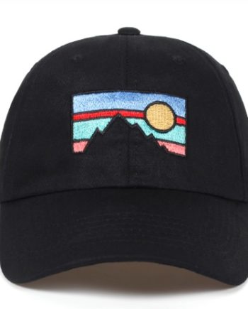 mountain sunset hat