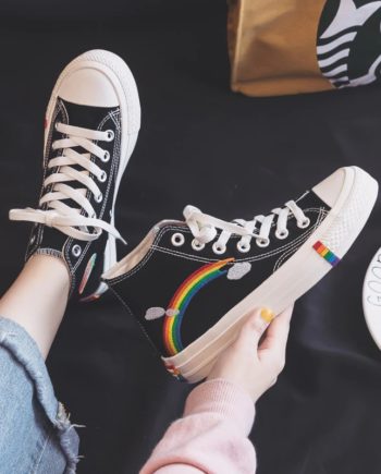 rainbow stitched shoes1