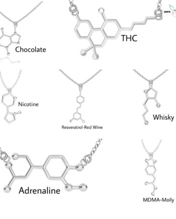 molecular chemistry necklace onyx bunny1
