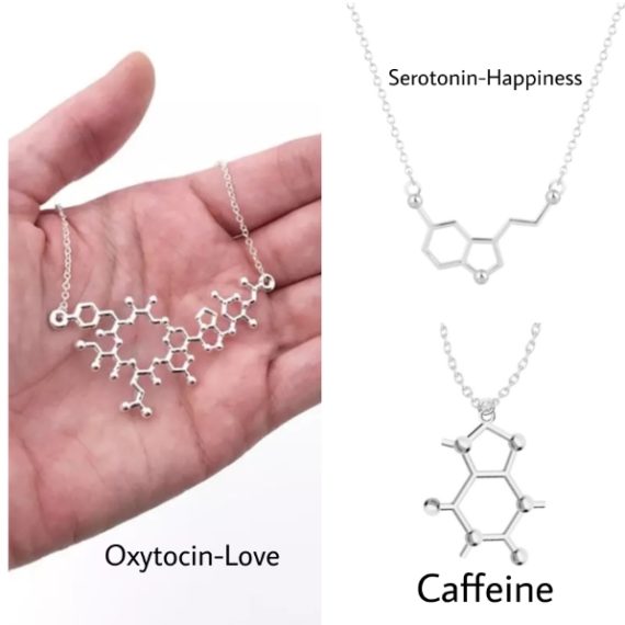 molecular chemistry necklace onyx bunny2
