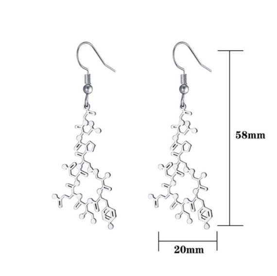 molecular chemistry earrings 1