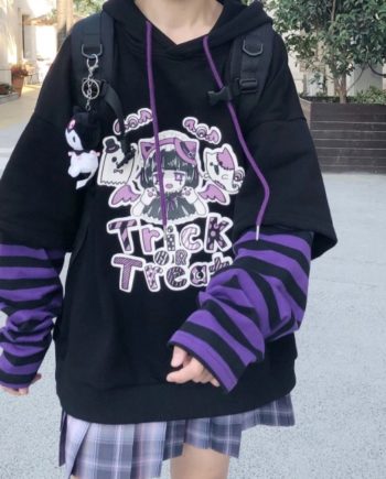 kawaii trick or treat hoodie