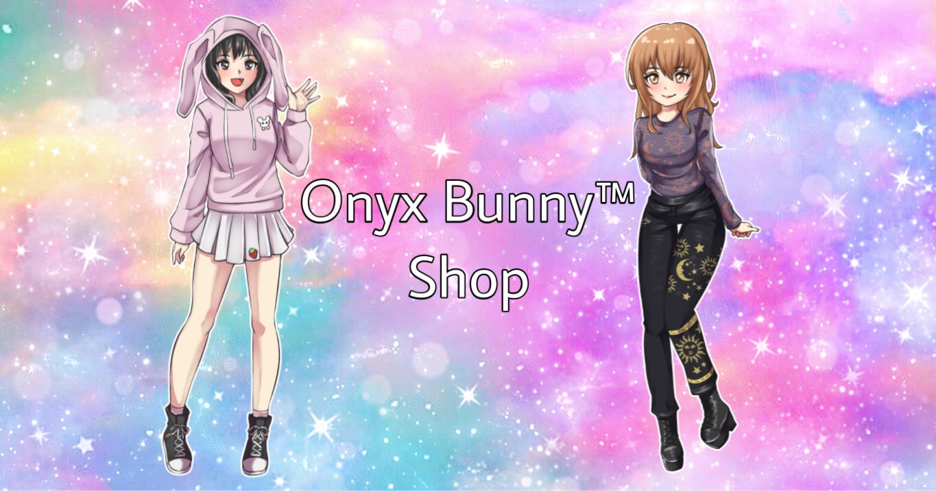 Anime Girls Onyx Bunny Shop Art