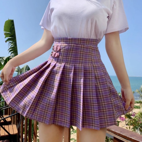 Kawaii Academy Skirt - Onyx Bunny