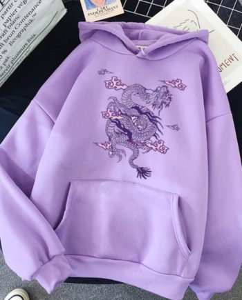 purple dragon hoodie