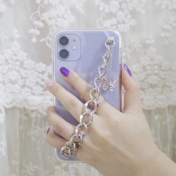 silver butterfly iphone case collection2