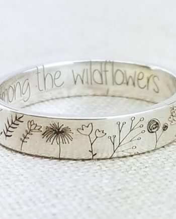 among the wildflowers ring