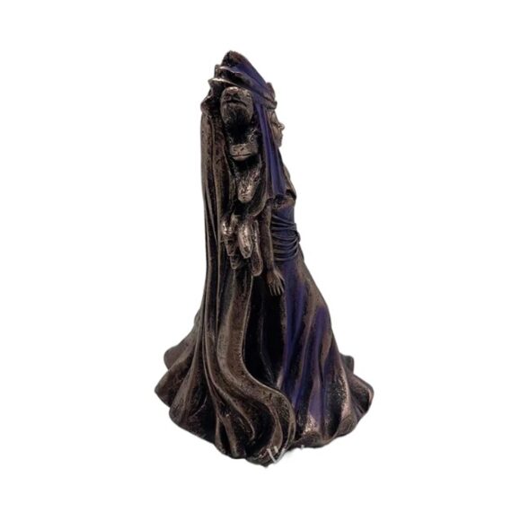Hecate and dog resin statue